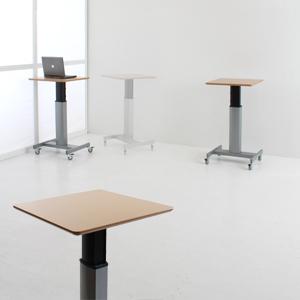 Centre Sit Stand Pedestal Desk