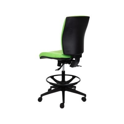 React High Back Drafting Chair Rear Angle