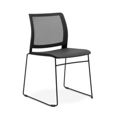 Oxygen-mesh-sled-chair-black