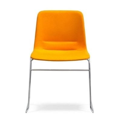 Unica Sled Meeting Chair Upholstered