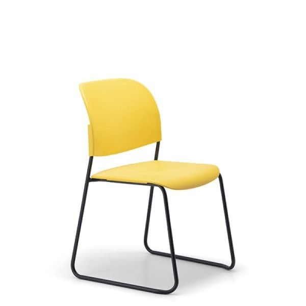 Advanta lumia yellow stacking chair