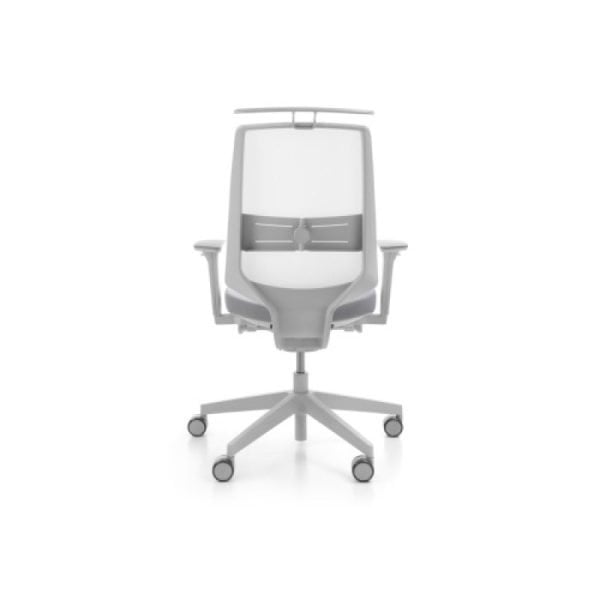 Profim Light up Grey Mesh Task Chair
