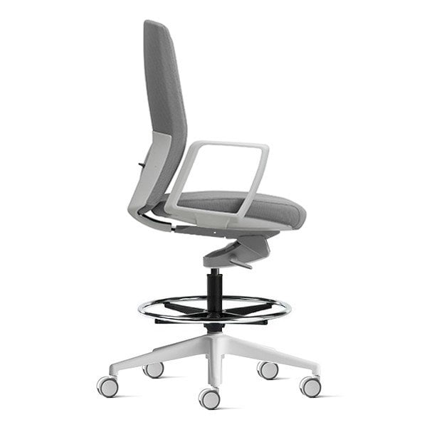 Aveya Drafting Chair White