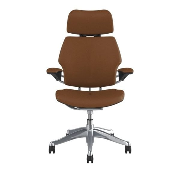 Humanscale Freedom Chair with Headrest Tan Leather